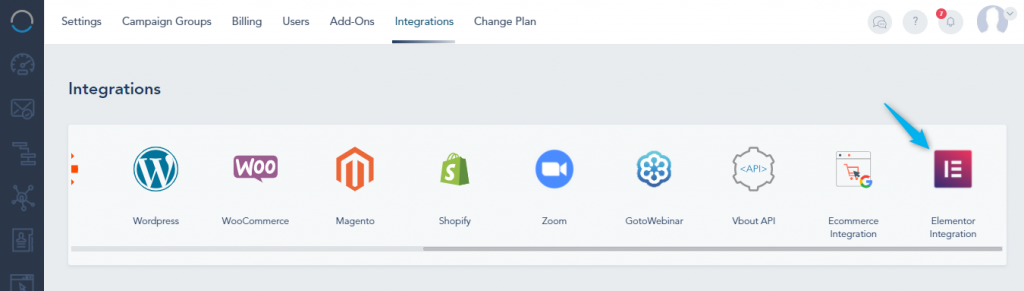 Elementor Integration – VBOUT Help Center