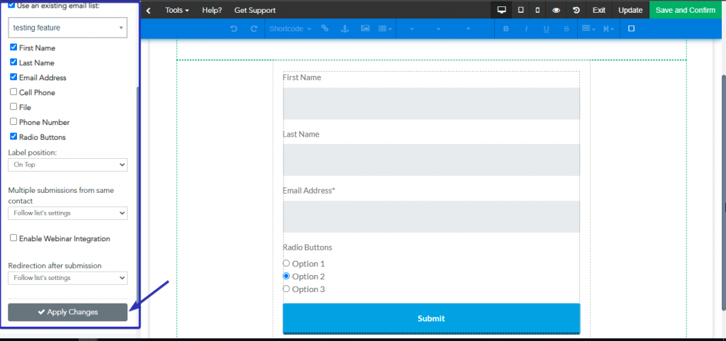 How to add Form submissions to a Custom List in Classic Landing Page ...